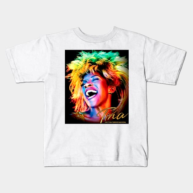 Tina Turner // The Queen of Rock RIP 1939 -2023 Kids T-Shirt by ZONA EVOLUTION